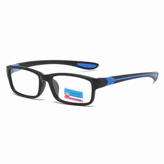 Unisex READING GLASSES Mens Womens SPORTS Silicone Temple Reader  1.5 2.5 3.5-Blue / Black- 150