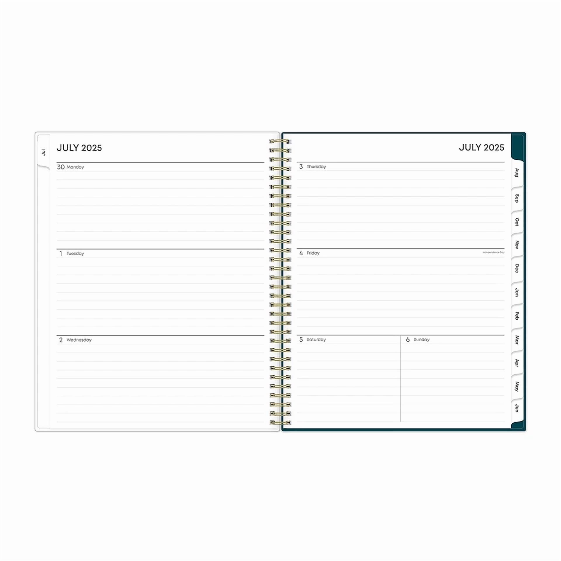 2025-2026 Blue Sky Greta 8.5" X 11" Weekly & Monthly Planner Plastic Cover