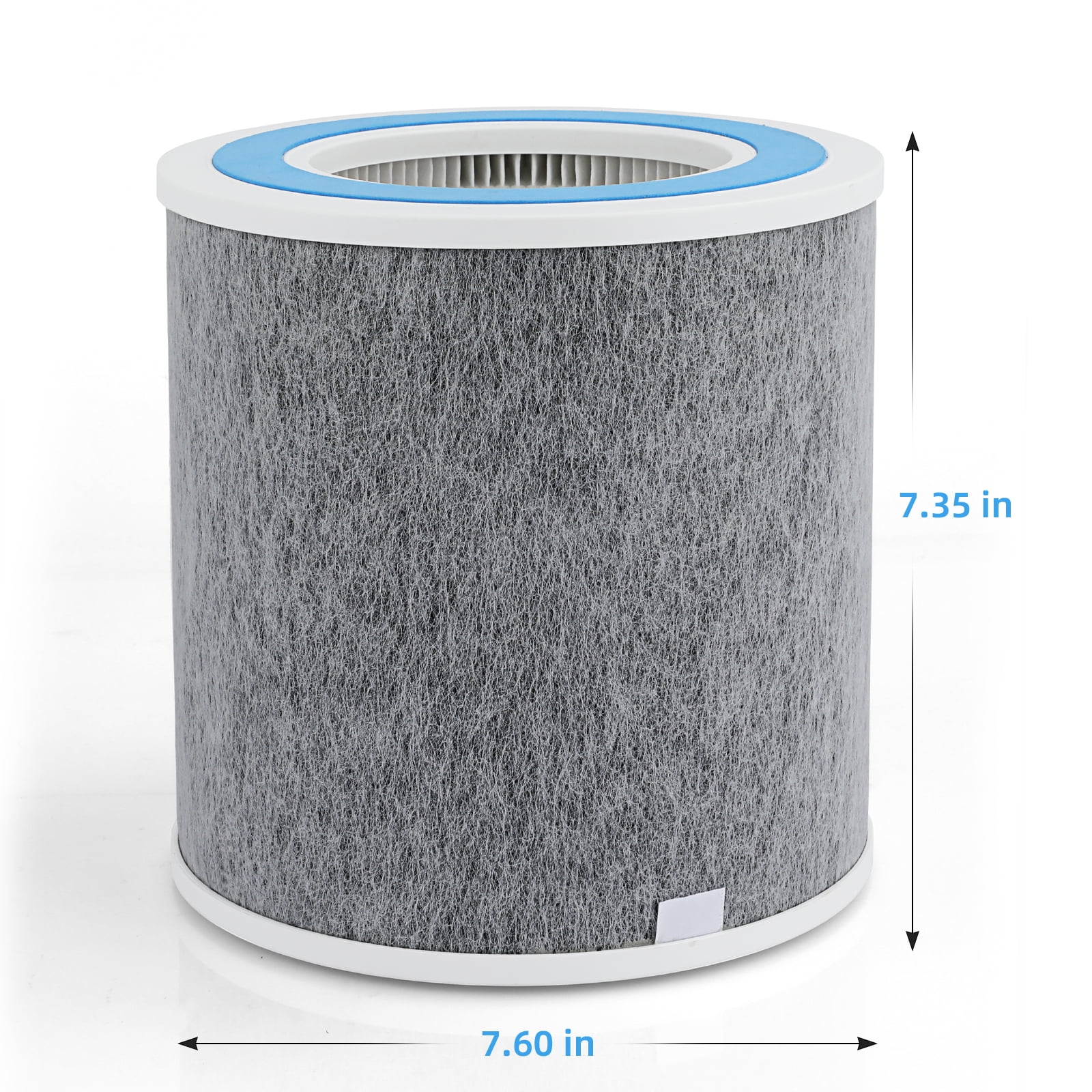 2 Pack Air Purifier Filter Replacement for Shark HP100 HP102 HP102PET - Clean Sense True HEPA Filters - Compare Part HE1FKPET HE1FKBAS HE1FKBASMB