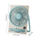 thumbnail image 3 of Ventilador de tarjeta portátil de cinco velocidades, alta capacidad, batería colgante, dos usos, ventilador de escritorio de oficina, 3 of 6