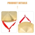 thumbnail image 4 of DECORNIJIA Percussion Gong Round Copper Instrument for Basketball Games 1 Set, 4 of 5