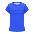 thumbnail image 3 of Asxite Toddler Tshirt Solid Color Short Sleeve Crew Neck Casual Loose Breathable Summer Tops 2-12Y, 3 of 6