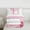 White Pink B, variant on jejeloiu Cartoon Bow Tie Queen Comforter Set,Letter K Monogrammed Bedding Comforter Set For Girls Kids Reversible 3pcs