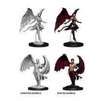 Dungeons & Dragons Nolzur's Marvelous Unpainted Miniatures: Succubus & Incubus