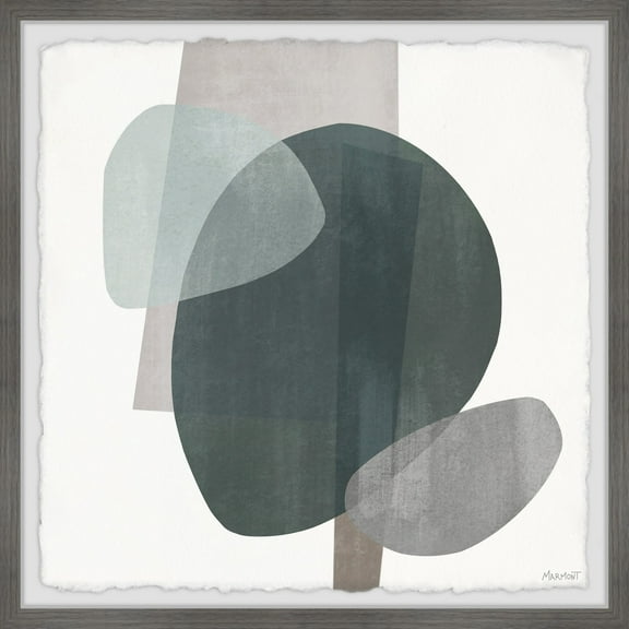 Marmont Hill Dark Mass Framed Wall Art, 12" x 12"