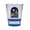 Blue, variant on New York City, New York Design C Souvenir 2 oz Round Shot Glass Clear