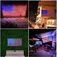 Larger Size American Flag Lights, July 4th Patriotic Lights with Ultra
