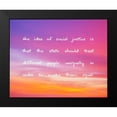 thumbnail image 2 of ArtsyQuotes 14x12 Black Modern Framed Museum Art Print Titled - Friedrich August von Hayek Quote: Social Justice, 2 of 5
