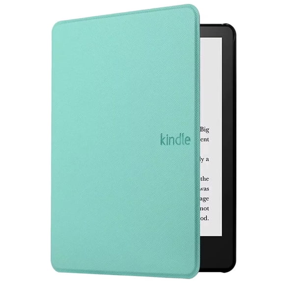 MonsDirect Case Compatible with 6" Kindle Paperwhite (Fits 2012,2013,2015,2016 Version), 5th/6th/7th Generation PU Leather Hard Protective Case Cover with Smart Wake/Sleep, Mint