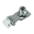 thumbnail image 2 of Heavy Duty Locking Hasp And Staple With Keys Padlock Cupboard Shed Garage Lock, 2 of 8