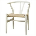 thumbnail image 1 of Wishbone Y Dining Chair in White (Set of 2), 1 of 2