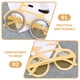thumbnail image 2 of KAKOWELY par de gafas de fiesta novedosas con marco, divertidas gafas, accesorios para fotos, disfraz, decoración, 2 of 5