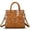 Brown, variant on Genuine Leather Purse and Handbag Women Embossed Leather Crossbody Shoulder Bag