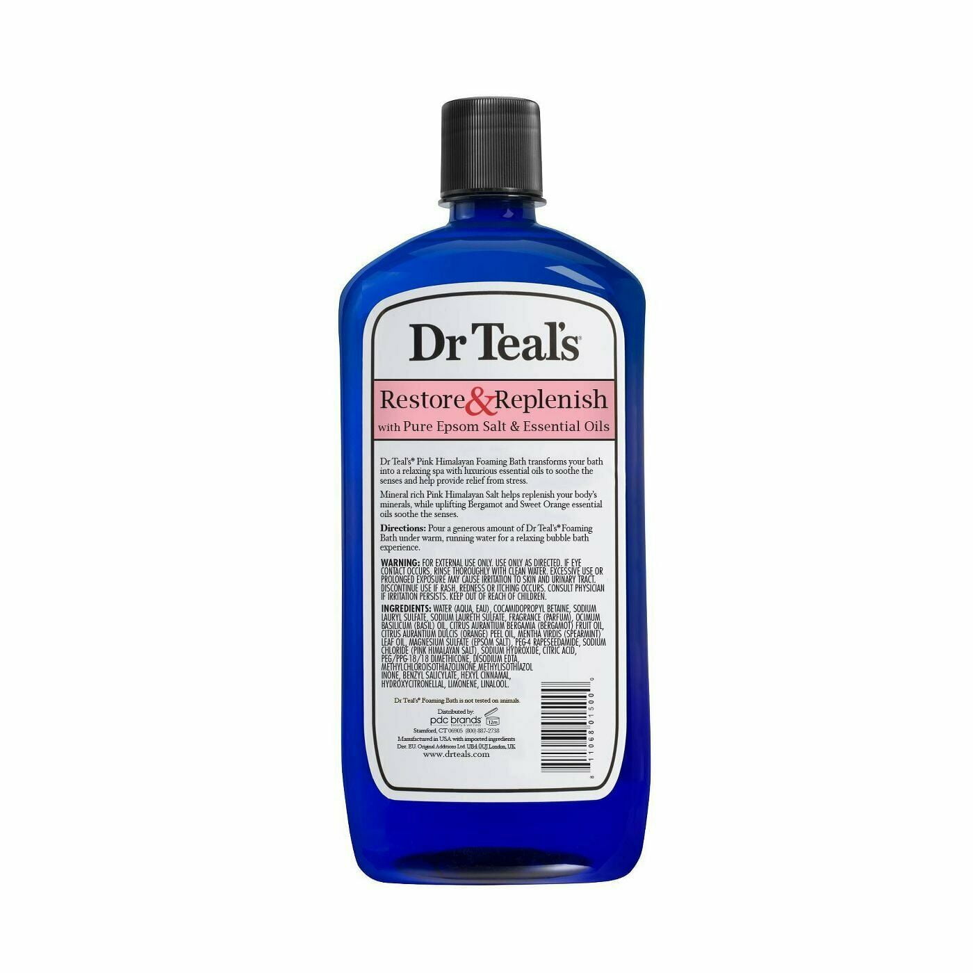 Dr Teal's Foaming Bath, Pink Himalayan 34 oz (Pack of 4)