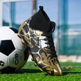 thumbnail image 4 of Zapatos de fútbol Unisex, botas de fútbol ultraligeras, Turf Match, tacos de entrenamiento de tobillo alto, zapatillas profesionales para exteriores, TF/FG, nuevos, 4 of 5