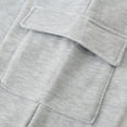 thumbnail image 6 of Fdqin Girls Cargo Pants 3 Pcs Casual Elastic Waist Sweatpants Kids Athletic Joggers Pants with Pockets Khaki Grey Black 9-10 Years, 6 of 8