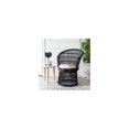 thumbnail image 3 of Safavieh Iola Swivel Accnt Chair W/Cush Furn Accent Chairs, Black / White, 1' X 1', Square, 3 of 3