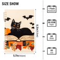 thumbnail image 2 of FORMRS 1-Subject Spiral Notebook 8" x 5" College Ruled 60 Refillable Sheet A5 Hard Cover, 2 Pack, Orange Halloween Cat, 2 of 7