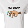 thumbnail image 4 of Inktastic Nap Champ Cute Sleeping Sloth Women's T-Shirt, 4 of 5