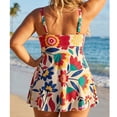 thumbnail image 7 of Stamzod Floral Swim Suits for Women 2026 Plus Size Bathing Suit Two Piece Tummy Control Swim Dress with Boyshorts, 7 of 7