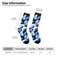 thumbnail image 5 of Yiaed Evil Eye Print Great elasticity Crew Socks Sports socks for Men and Women, 5 of 5