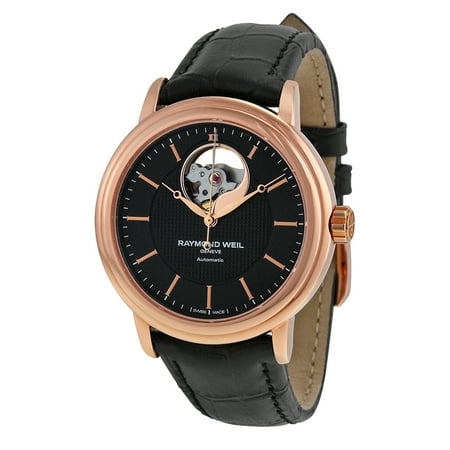 Raymond Weil Mens - Raymond Weil Maestro Automatic Black Dial Mens Watch 2827-PC5-20001