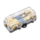 thumbnail image 1 of Bloque De Distribución De Energía De 60A Para Coche, 1 Salida, 2 Pulgadas, Resistente Al Calor, Portafusibles Divisor De Audio Para Coche, Amplificador Estéreo Para Coche, 1 of 7