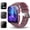 Purple, variant on Smart Watch for Android and iPhone Samsung, 1.91'' Smartwatch for Women Men, 100+ Sports Modes Fitness Tracker with Answer Make Calls/Message Reminder, IP68 Waterproof, Purple