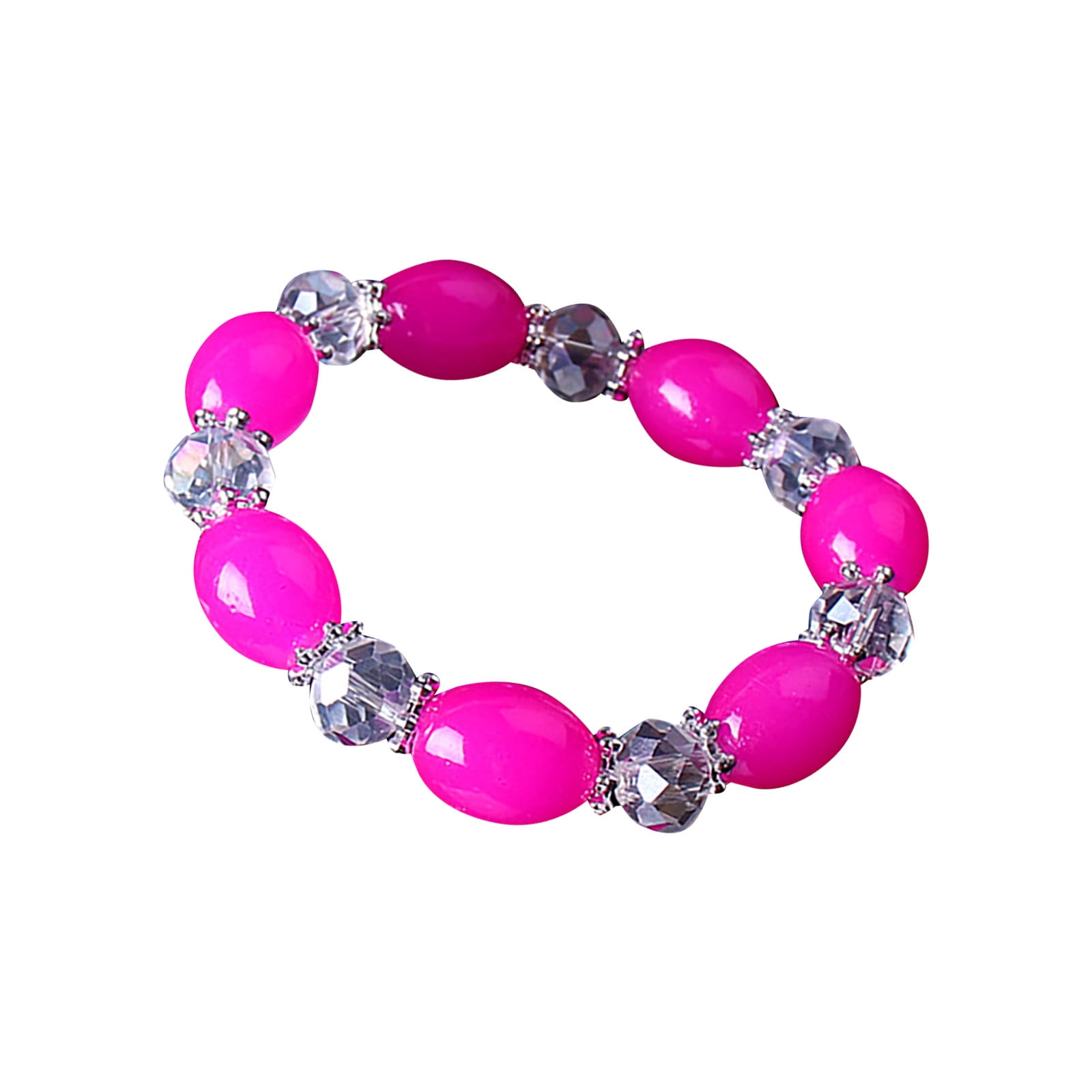 mnjin flower bead bracelet multi color simple and fresh bracelets to