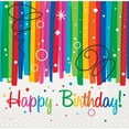 thumbnail image 5 of Rainbow Birthday Party Beverage Napkins, 16ct, 5 of 5