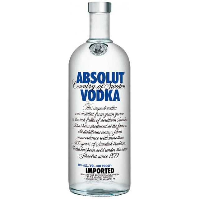 Caja de 12 Vodka Absolut Blue 1 L