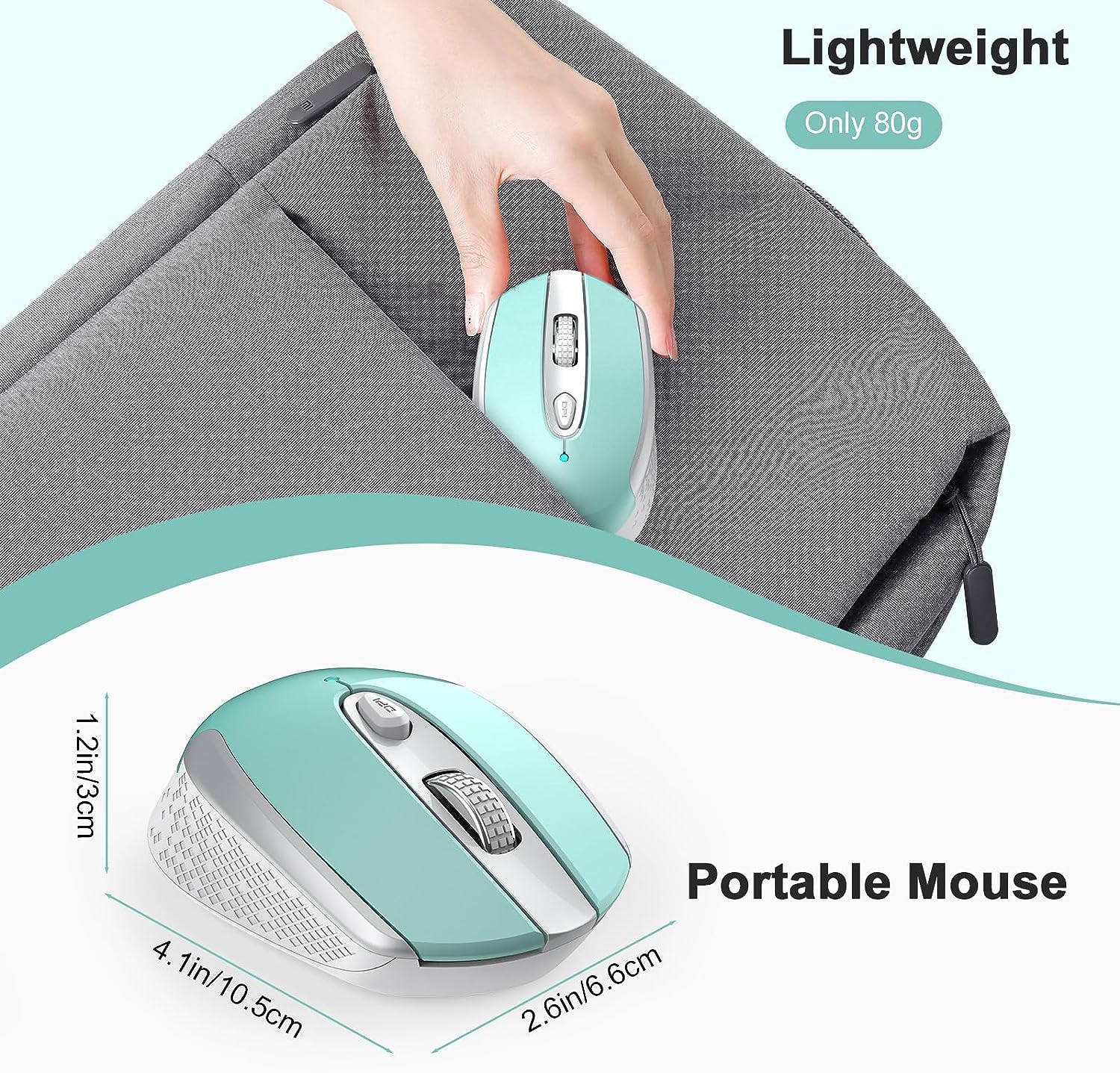 RaceGT Wireless Ergonomic Optical Mouse Blue photo 5