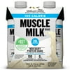 (3 pack) Muscle Milk 100 Calorie Non-Dairy Protein Shake, Vanilla Creme, 20g Protein, 11 Fl Oz, 4 Ct