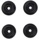 thumbnail image 1 of 4 Unids / Set Altavoz de Aluminio Negro Reproductor de CD Tocadiscos Amplificador de Radio Pies Pad Mat Soporte de Gabinete Base de Aislamiento, 1 of 1