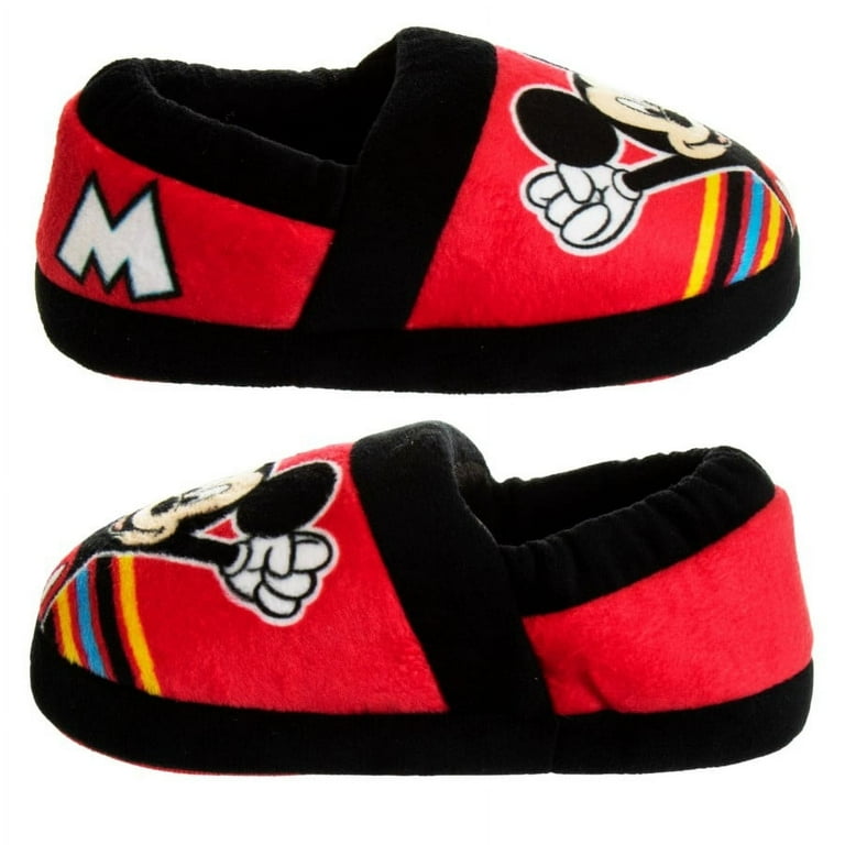 Disney Mickey Mouse Toddler Boys Nylex Fabric House Slippers