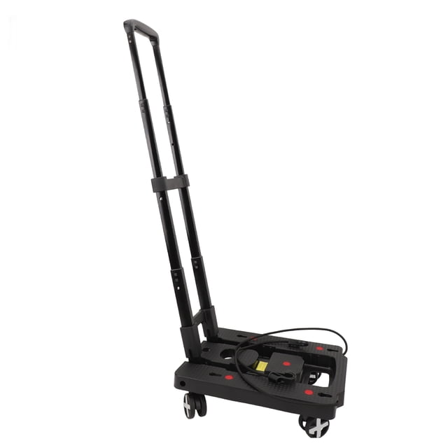 Chariot à Main Pliant, Chariot de Rangement Portable à Roulettes Multifonctionnel pour Magasinage et Voyage