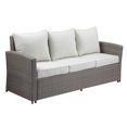thumbnail image 5 of Acme Tahan 4Pc Patio Set, Fabric & 2-Tone Gray Wicker (1Set/3Ctn), 5 of 7