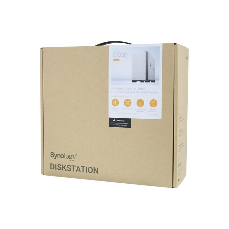 Synology Disk Station DS220j - NAS server - 2 bays - SATA 6Gb/s