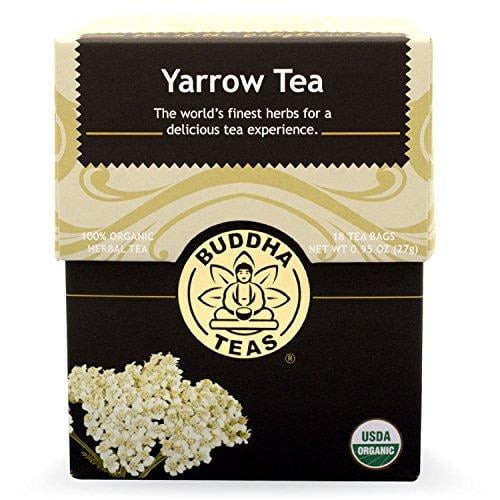 Yarrow Tea Organic Herbs 18 Bleach Free Tea Bags