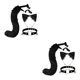thumbnail image 4 of Minnieouse 3Pcs Cat Ear Tail Leather Kits Choker Lolita Halloween Cosplay Costume Type1 NO1, 4 of 4
