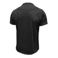 thumbnail image 6 of Xihbxyly Casual Tops for Men Big & Tall Button Crew Neck Short Sleeve Quick Dry T Shirt Tops Casual Stylish Solid Slim Fit Tops Casual Stylish Trendy for Traveling, 6 of 7