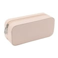 thumbnail image 4 of Portable Travel Jewelry Box, Excellent Sealing Durable Comprehensive Protection PU Leather Jewelry Display Storage Holder Case  For Home Pink, 4 of 8