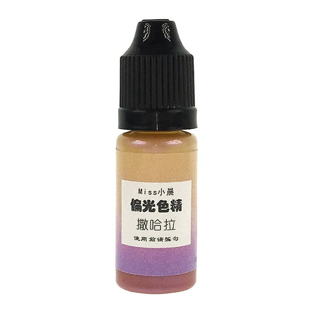 Less Than 5 Glue Ink Colors High Concentration Metallic Paint Resin Dye Fast Drying Effect Ink for Epoxy Resin Art Painting Glass Tumbler Making 10ml