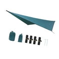 thumbnail image 5 of Kuntesetty Camping Tarp Accessories Lightweight Hammock Canopy for Picnic Travel Hiking Dark Green, 5 of 9