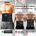 thumbnail image 2 of Waist Trainer VIMUSFUN para mujeres y hombres para bajar de peso, color negro, 2 of 7