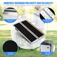 thumbnail image 5 of 5FT Portable Wheelchair Ramp ,800 LBS Capacity Folding Aluminum Threshold Ramp with Anti-Slip Surface, Mobility Access Handicap Ramp for Home Steps, Doorway, Stairs, Doorways, 5 of 7
