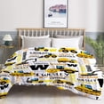 thumbnail image 4 of Excavators Blanket Cartoon Cars Construction Tractor Flannel Lightweight Blankets Quilt Plush Fleece Soft Bedding Throw Blanket for Couch and Bed 50"x40" for Kids, 4 of 4