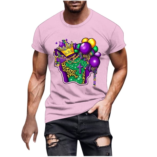 Camisetas de Manga Corta para Hombre Imprimir Deportes de Manga Corta Cuello Redondo Blusa Algodón Poliéster, Nueva Moda Casual Camiseta para Hombres