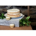 thumbnail image 2 of Rustic Farmhouse 15" White Wash Wooden Cake Stand, Dessert Stand, 2 of 5