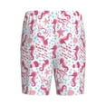 thumbnail image 5 of Naloa Seahorse and Starfish Men's Short Pajama Pants, Lounge Comfort Shorts with Elasticized Waistband and Side Pockets - Medium, 5 of 9